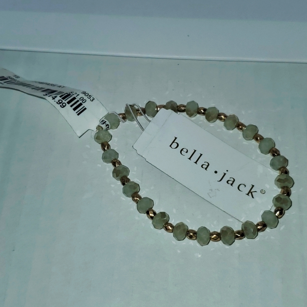 NWT Bella Jack Simple Stretch Beaded Bracelet